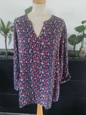 Blouse manches longues Bleu Bonheur