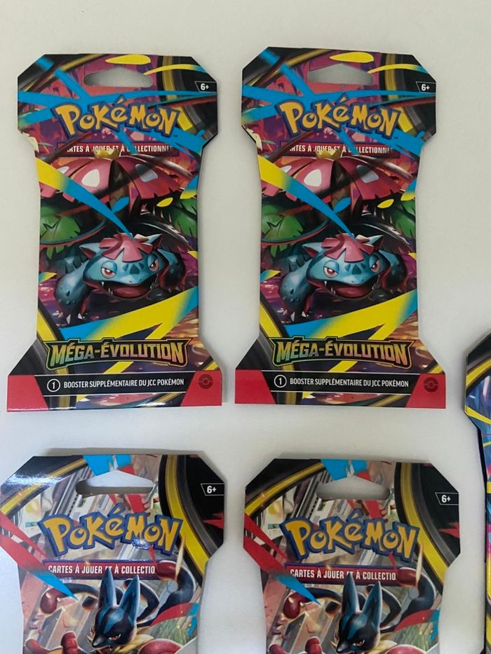 Lot de 5 blisters pokemon mega évolution - photo numéro 2