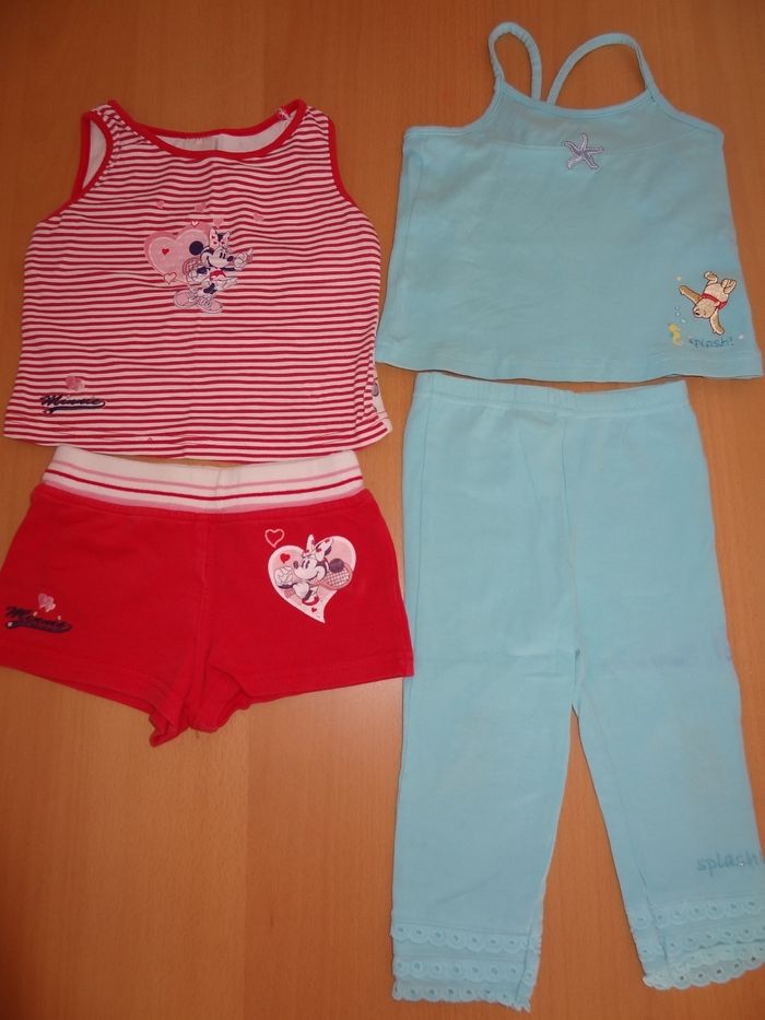 Lot de 2 ensembles Disney été