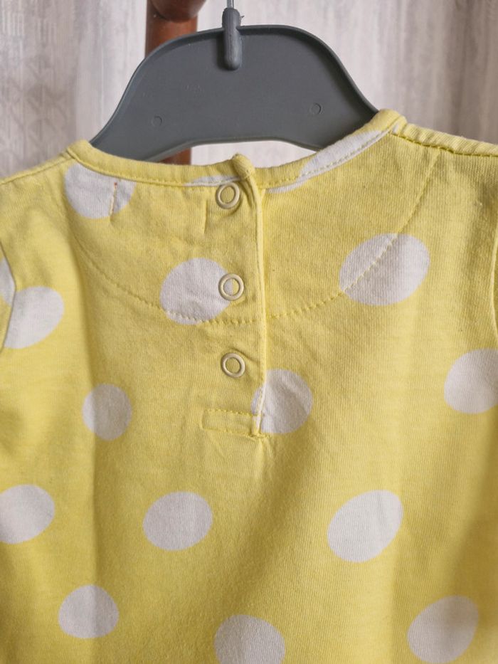 T-shirt manches longues bébé 3 mois Tissaia Coton - photo numéro 2