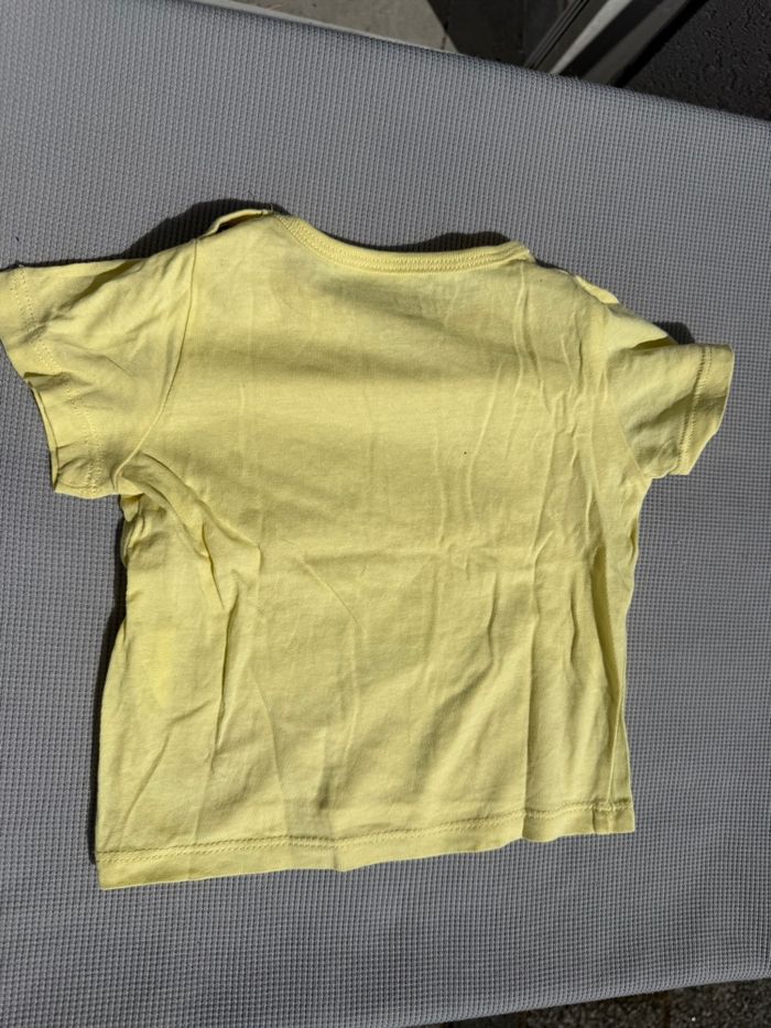 T shirt kimbaloo jaune taille 12 mois 74 cm - photo numéro 2