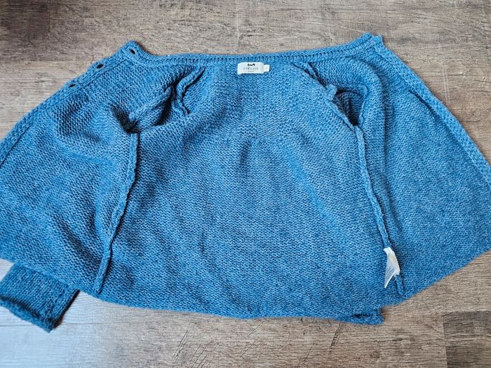 Gilet laine bleu cyrillus 6 ans - photo numéro 5