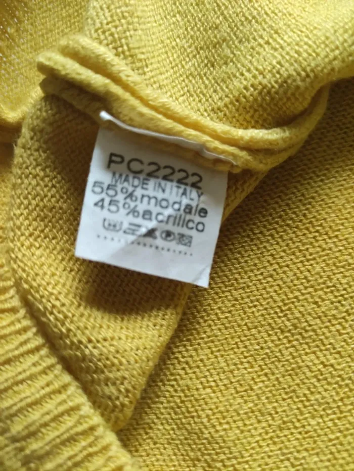 🍍 pull fin décolleté plongeant 🌽 taille unique jusqu'au 42/44 - photo numéro 2