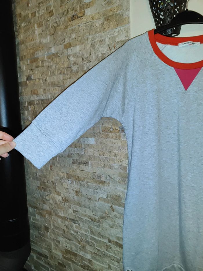 Robe grise Lacoste taille 34 - photo numéro 2