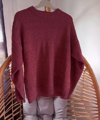 Pull à motifs manches longues femme taille 46