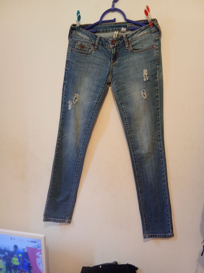 Jean de femme taille 36 marque Jean de marque Mango - photo numéro 2