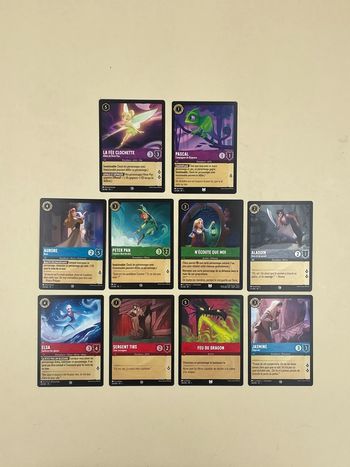 Cartes à collectionner Disney Locarna x 10