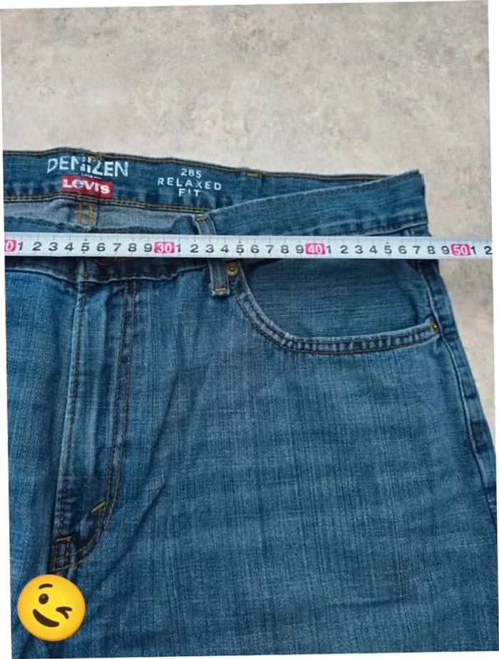 Jeans Levi's denizen W38 FR48 L32 coupe droite bleu Homme Men pan288b - photo numéro 4