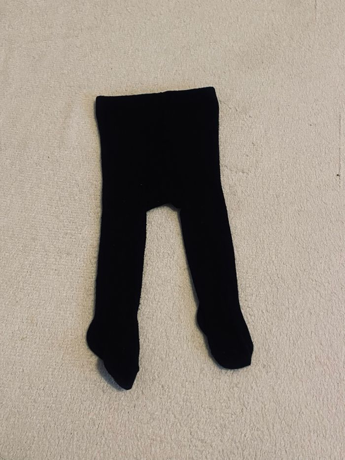 Collant noir bébé 6-9 mois – Basique indispensable, très bon état - photo numéro 3