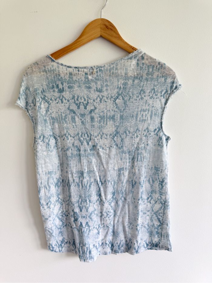 T-shirt manches courtes bleu clair sud express taille 36 S - photo numéro 3