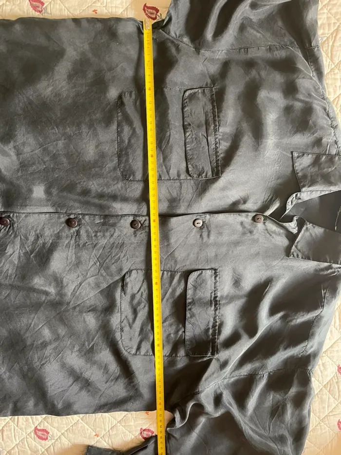 Chemise Bleue marine Chanon - photo numéro 5