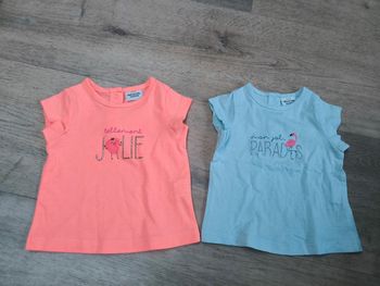 Lot de 2 tee shirts 3 mois tape à l'oeil