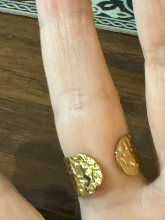 Bague mile Mila cœur nacré blanc étoile nacré rose croix acier inoxydable or - photo numéro 5