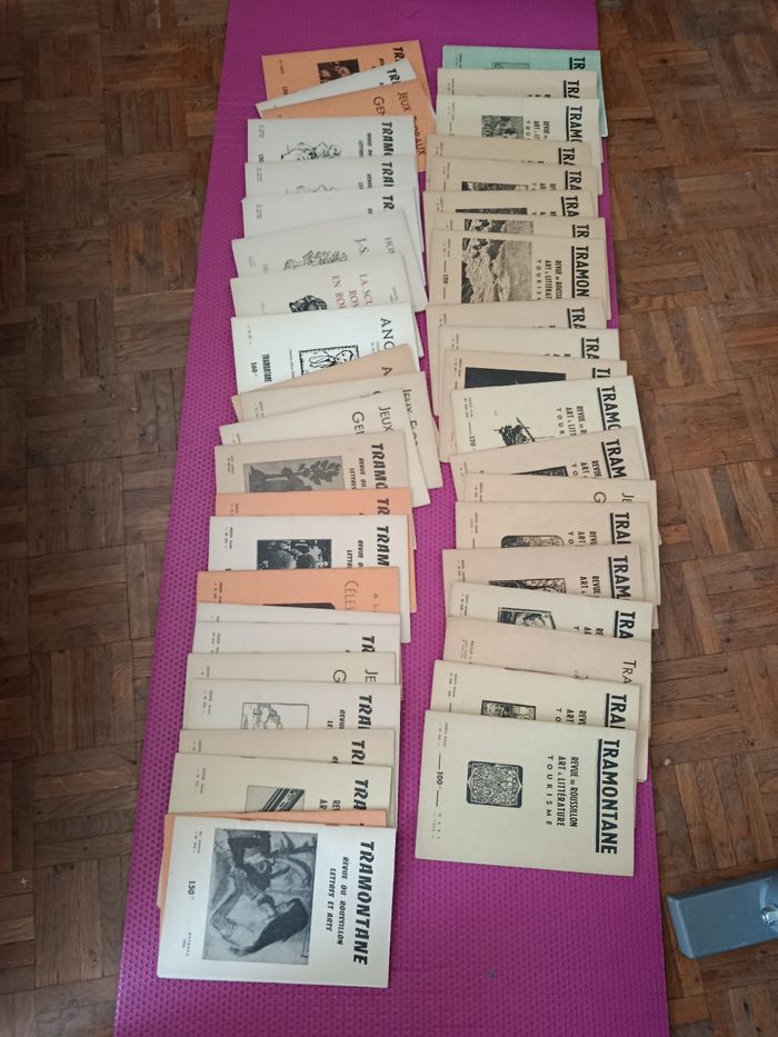Lots de 44 revues anciennes Tramontane