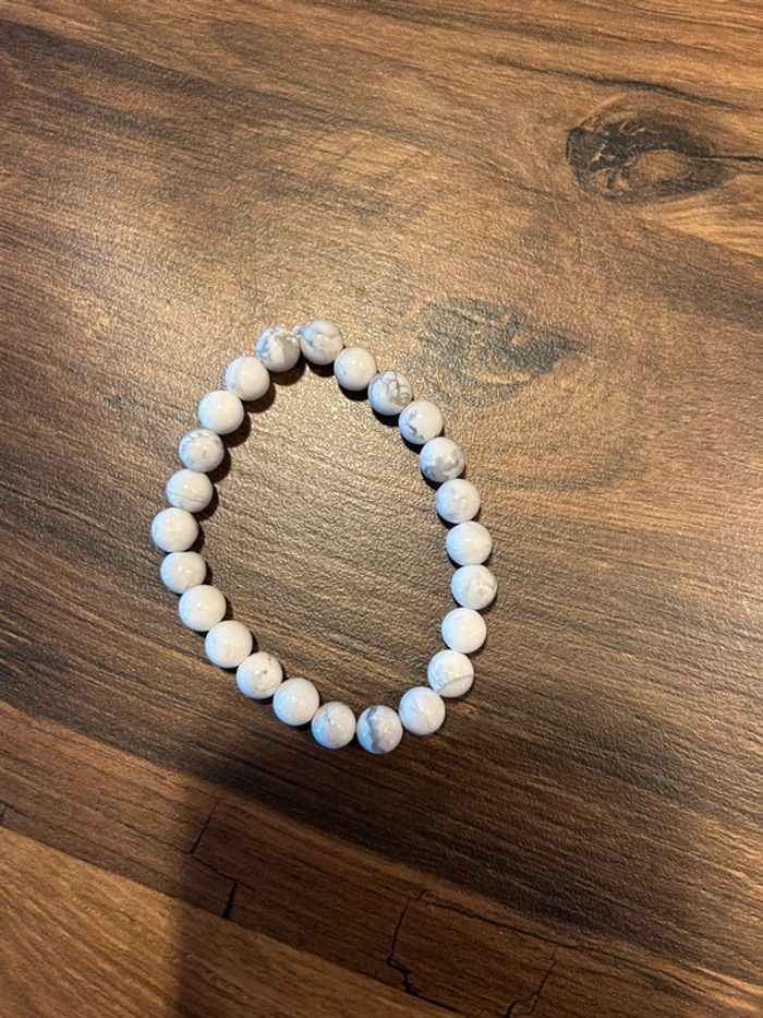 Bracelet magnésite énergie pierre