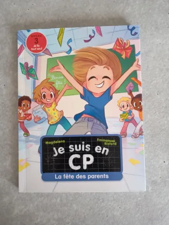 Livre " je suis en CP " niveau 3 la fête des parents