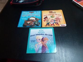 livres Disney histoire du soir reine des neiges jake et les pirates du pays imaginaire cars martin