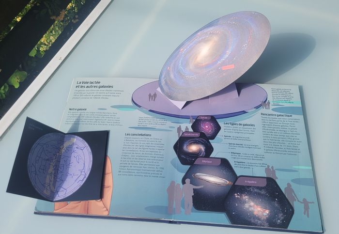 Superbe livre animé Pop-up, tirettes 🚀 Une journée au musée de l'espace 🪐 - photo numéro 6