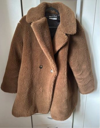 Manteau marron mango XL