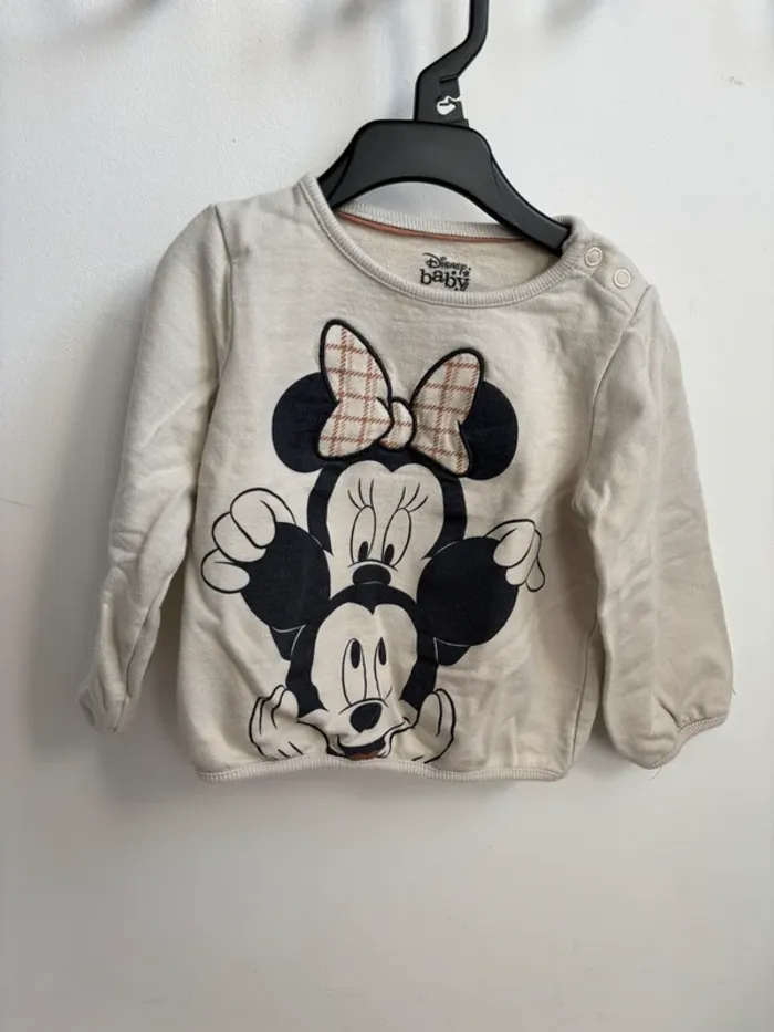 Pyjama 2 pièces Minnie Mickey Disney 12-18 mois - photo numéro 2