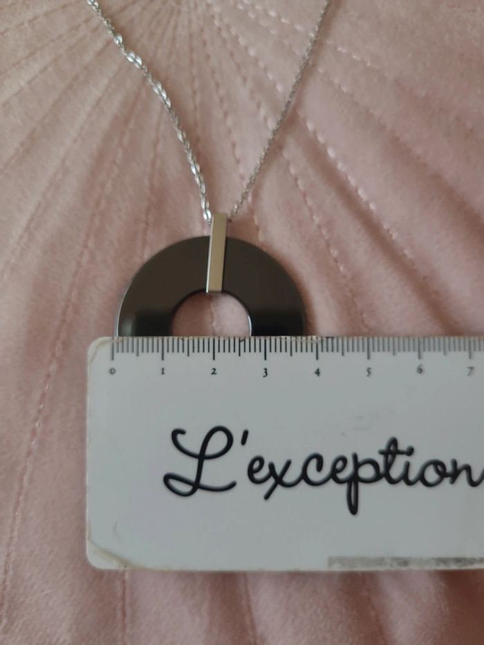 Collier acier et céramique - photo numéro 7