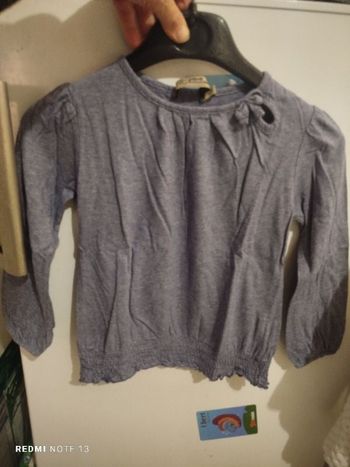 #kytie6ansfille. Tee-shirt tunique manches longues taille 6 ans