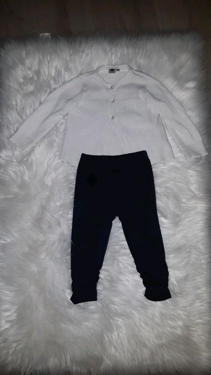 🌸🌹 lot 2 pièces bébé fille 12 mois🌹🌸