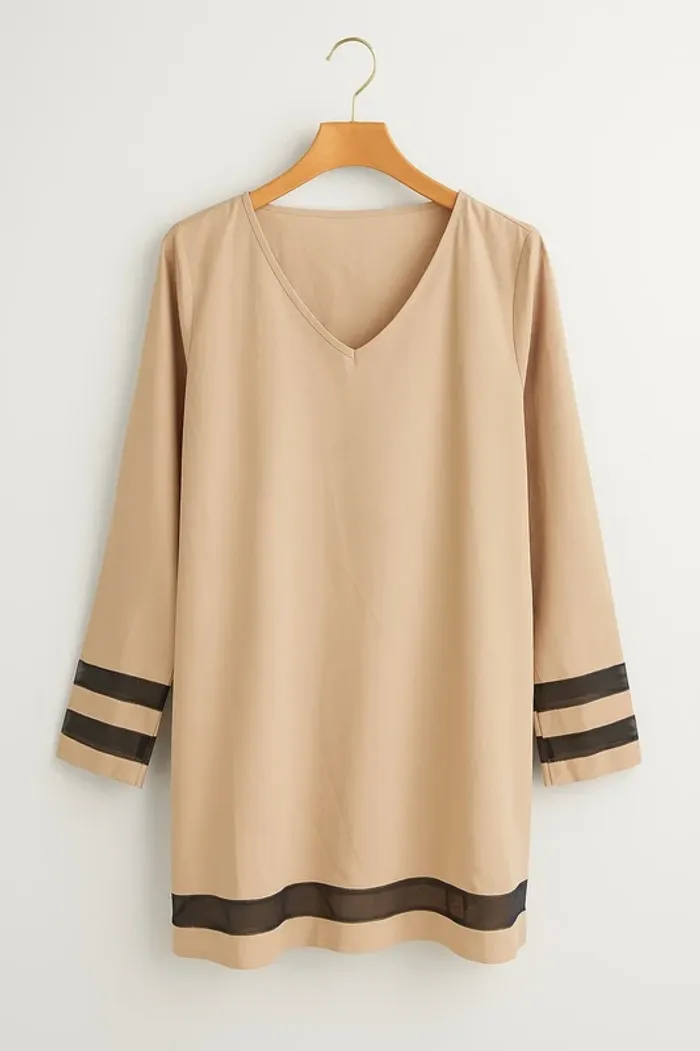 Robe beige Shein – Élégante & confortable – Taille XL 👗
