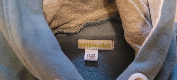 Sweat à capuche enfant Verbaudet - photo numéro 3