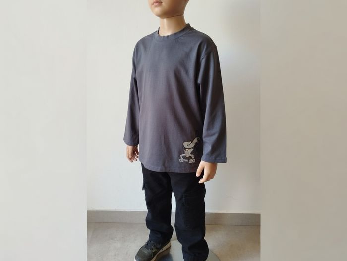 T shirt manches longues gris 12 ans LA REDOUTE - photo numéro 1