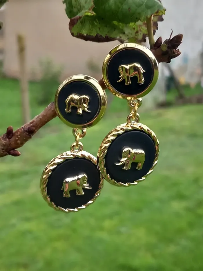 Boucles d'oreilles fantaisie a clip - photo numéro 3