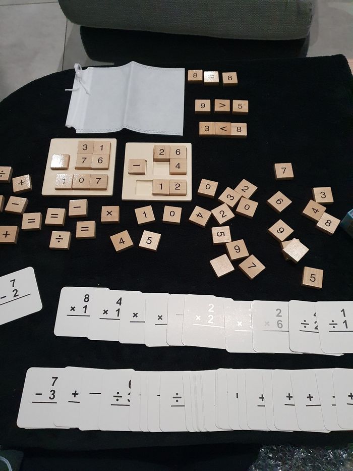 Aide mathématique en bois méthode montessori - photo numéro 3