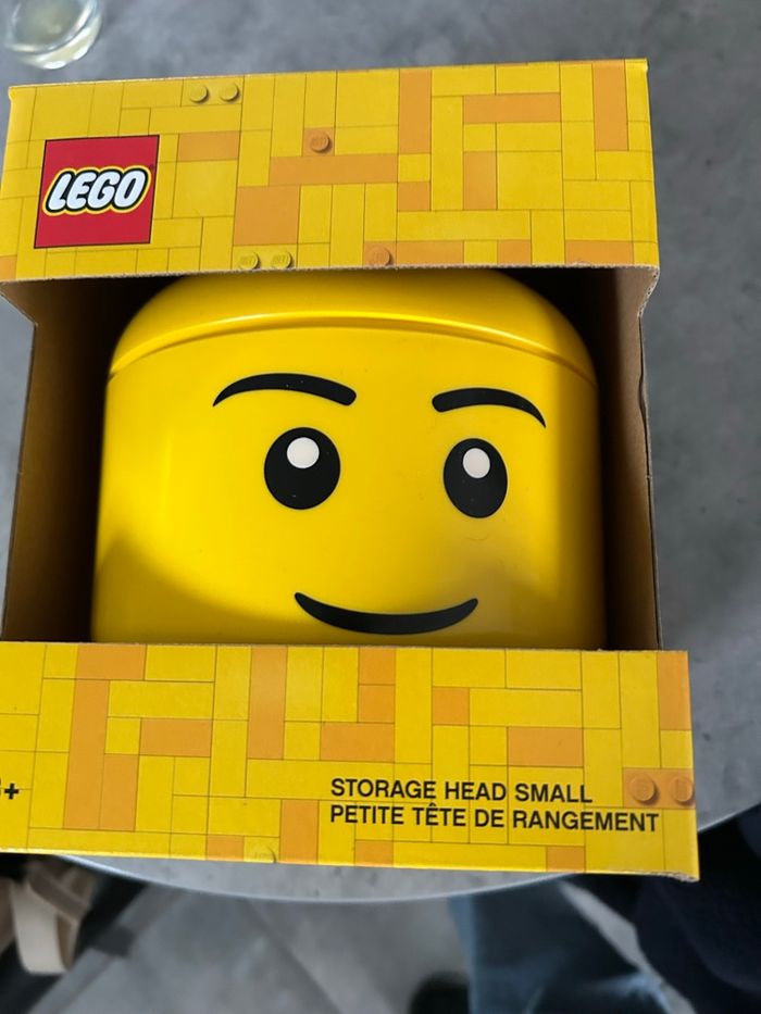 Grande tête de rangement lego neuf - photo numéro 2