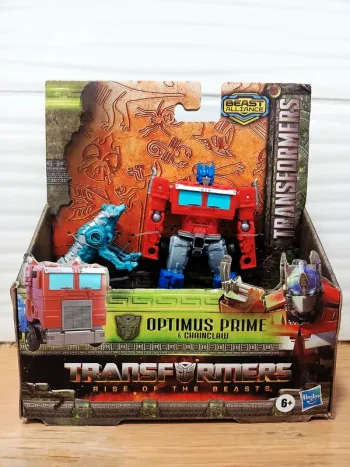 Pack 2 figurines Transformers Optimus Prine Chainclaw Rise of the Beasts