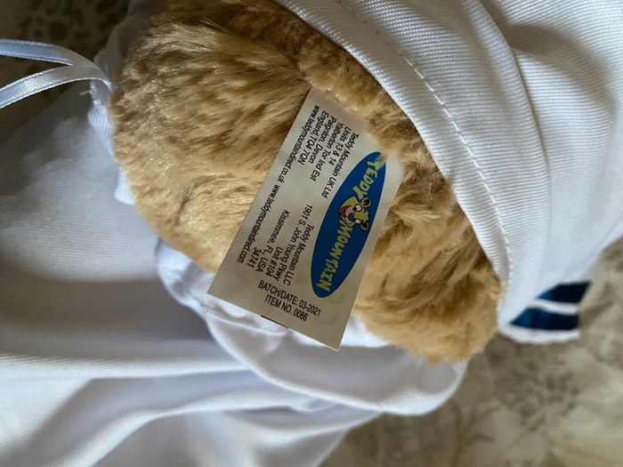 Peluche ours Teddy Bear Mountain fabrique ta peluche marin - photo numéro 5