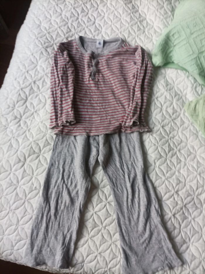 Pyjama en tubique petit bateau 4 ans