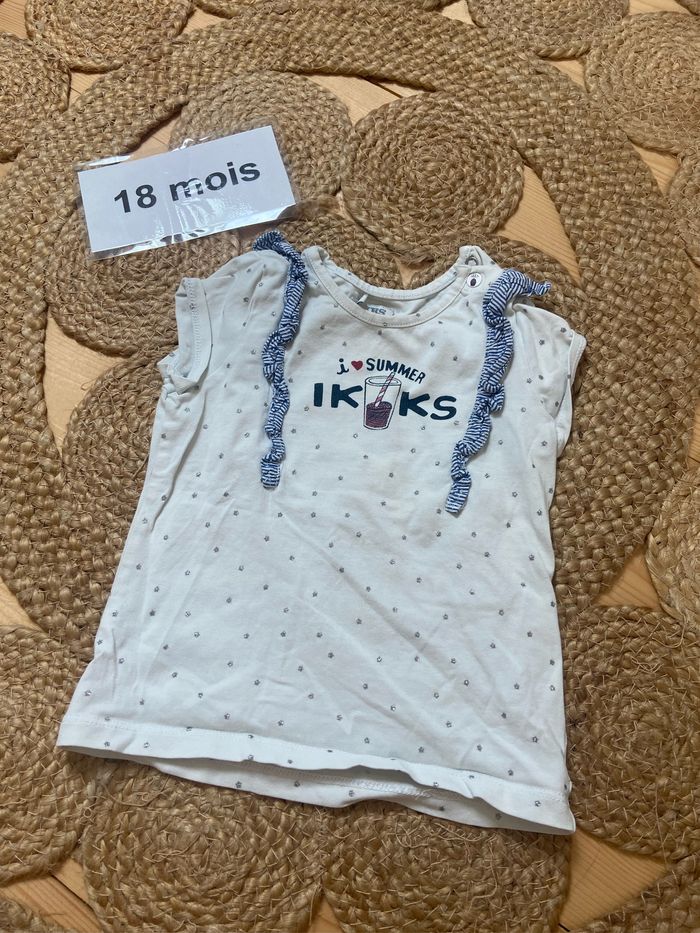 T-shirt à manches courtes blancs IKKS