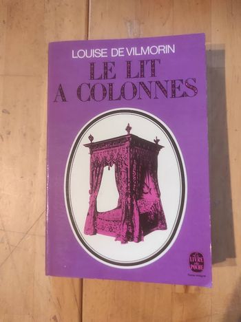 Le lit à colonnes Louise de Vilmorin Livre de Poche 1970