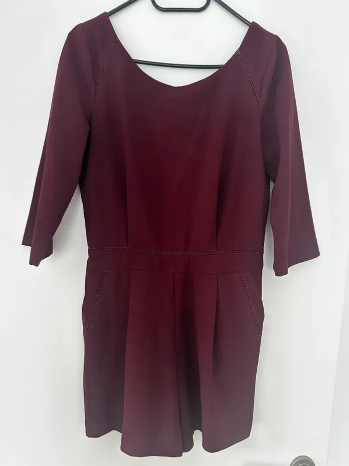 Combishort bordeaux