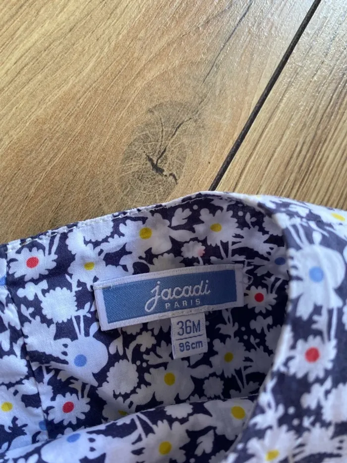 Blouse liberty Jacadi 36 mois fleurs - photo numéro 4