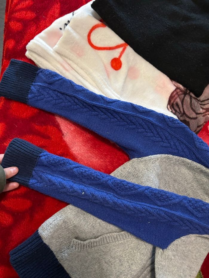 Veste en laine a tresse garçon - photo numéro 5