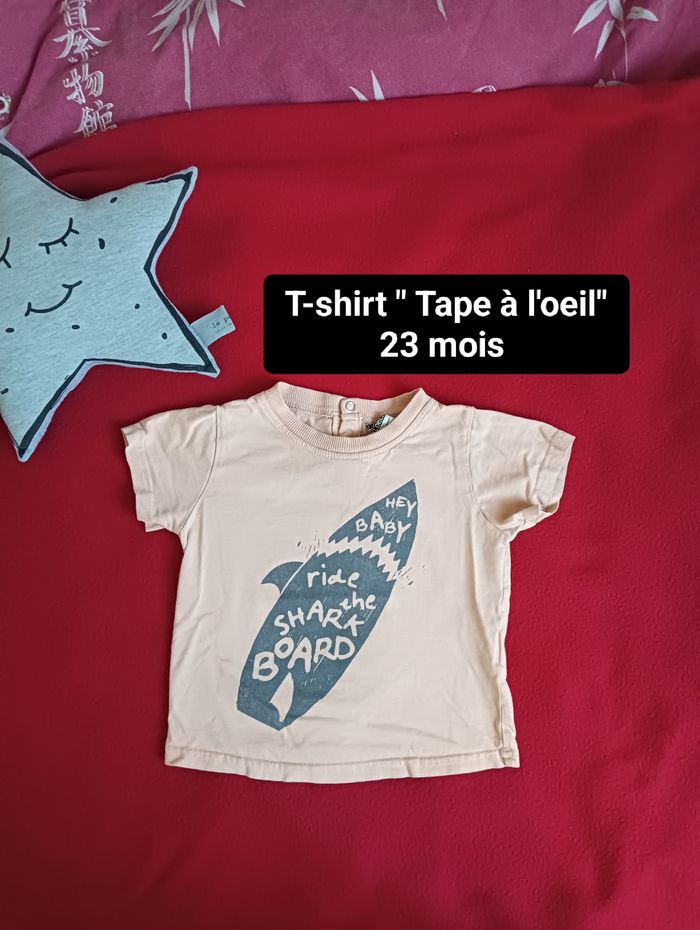 T-shirt tape à l'oeil 23 mois