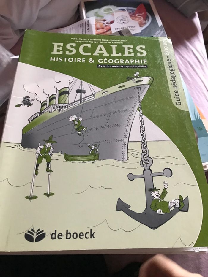 Escales histoire et géographie de Boeck