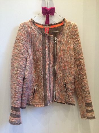 Veste Bel air rose et kaki