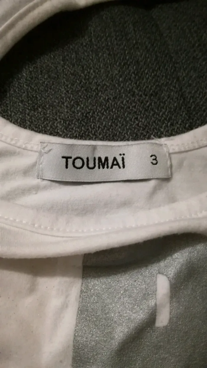 Haut/tunique femme - blanc - photo numéro 4