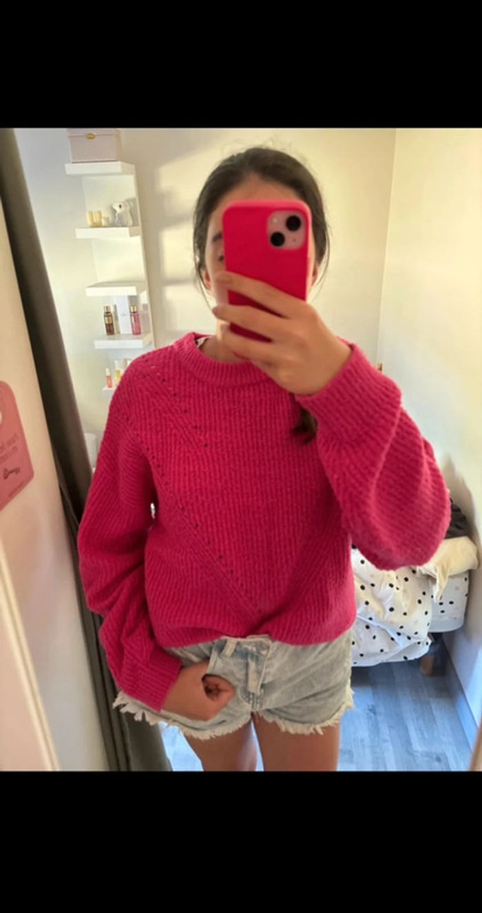 Pull fushia Stockholm gemo