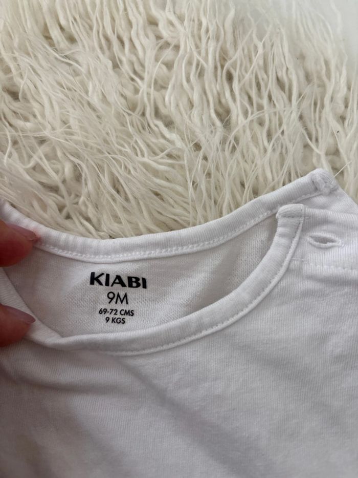 T shirt fille 9 mois kiabi neuf - photo numéro 2