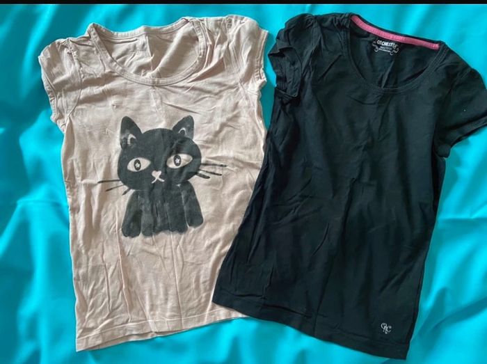 Lot de 2 tee-shirts taille 14 ans