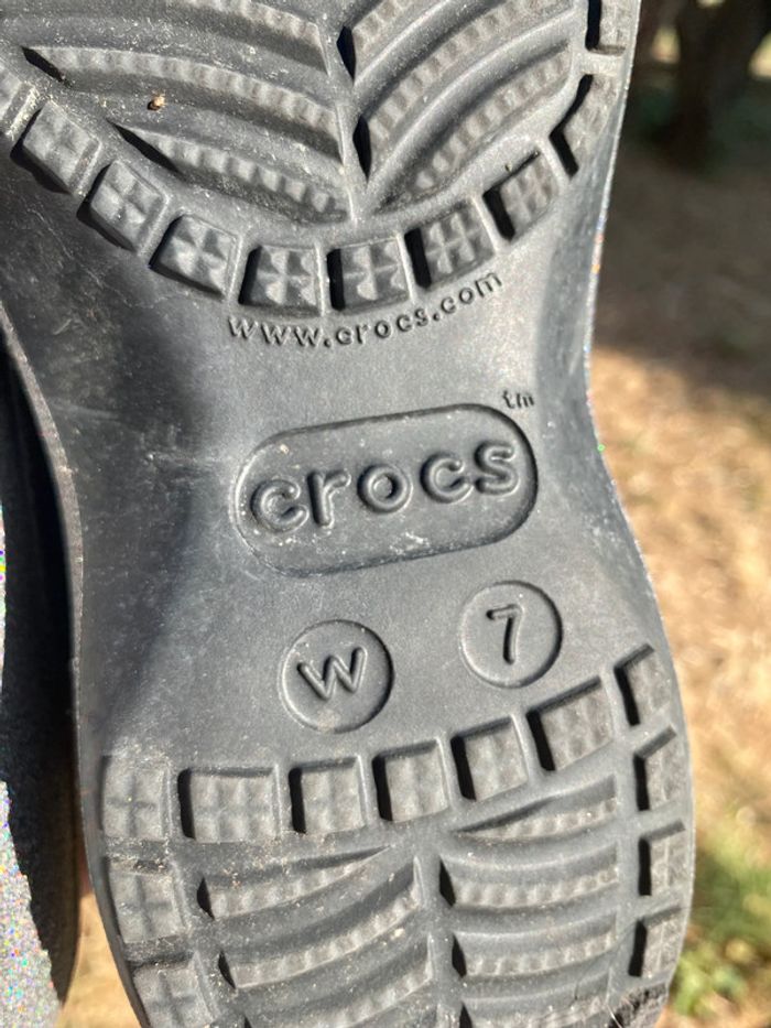 Magnifiques Crocs compensés w7 idéal 37 - photo numéro 3