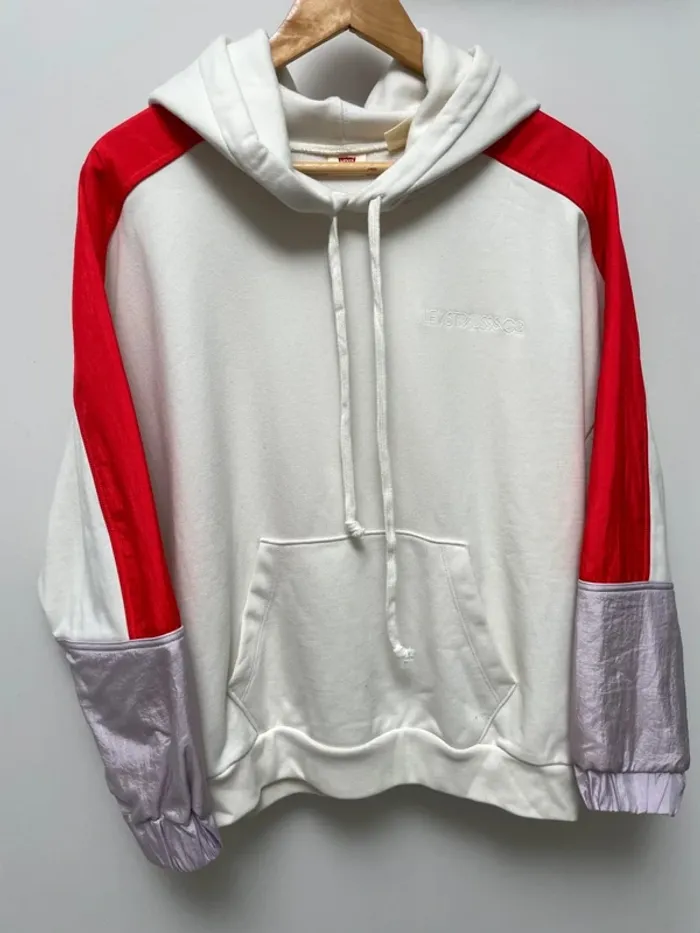 Hoodie Levi's retro style cream Womens Medium